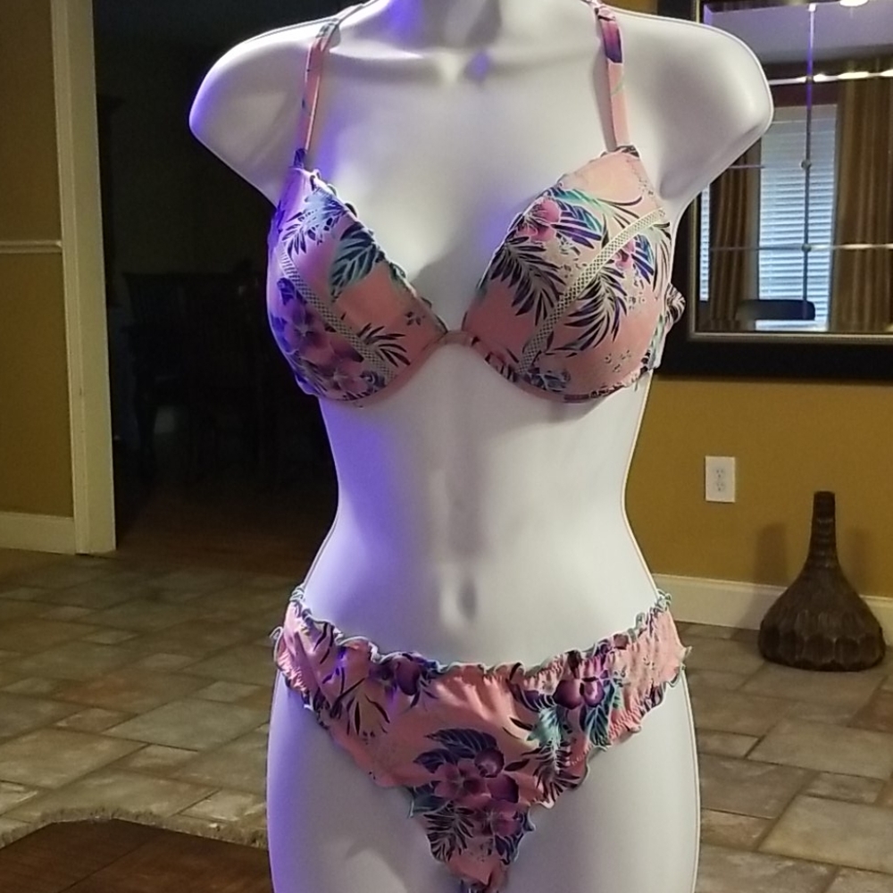 🌺Pink Floral Bikini